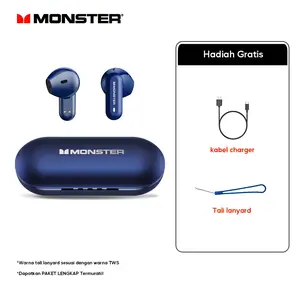Monster XKT25 Wireless Bluetooth Earphone Earbuds Headset TWS Stereo