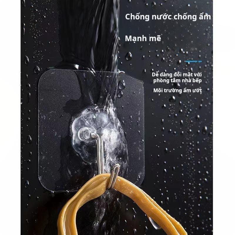 Product Introduction of Giá Móc, 10 Cái, Chia Ngăn, Đục Lỗ, Thích Hợp Cho Quần Áo, Dán, Ký Túc Xá, Chịu Lực, Không để lại dấu vết, Mạnh Mẽ, Giá Móng 3
