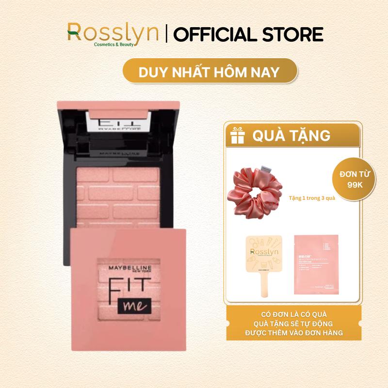 Phấn Má Hồng Maybelline Fit Me Blush Mịn Lì Chuẩn Màu 4.5g Rosslyn