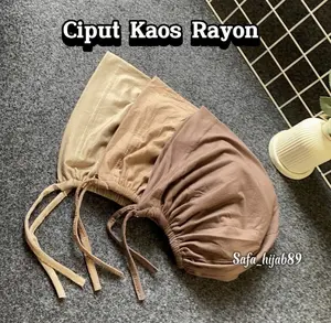 Ciput Tali Basic Kaos Rayon Premium Inner Kaos Rayon Premium by Safahijab89 ciput cepol sanggul