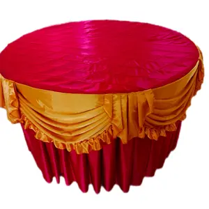 Cover Meja Bulat Busa Diameter 100cm Tinggi Rok 75 - Produk dengan Spesifikasi Diameter 100cm dan Tinggi Rok 75