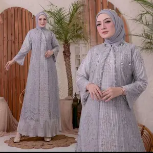 Gamis lace brukat premium