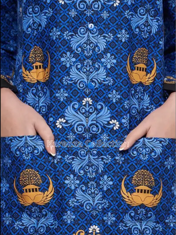 Batik Korpri Lapis Furing / Seragam KorpriI Wanita Terbaru 2023 / Seragam Kerja Batik Wanita Premium // Batik Guru Katun C40s Jumbo batikpns 5