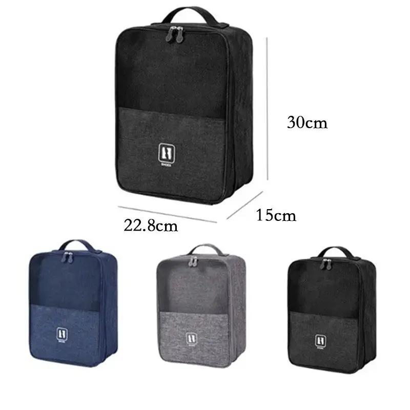 Tas Sepatu Korean Travel Shoes / Travel Penyimpanan Sepatu Sandal / Tas Sepatu / Tas Multi Fungsi / Tas Multi Fungsi Shoes Bag Organizer - Abu-Abu