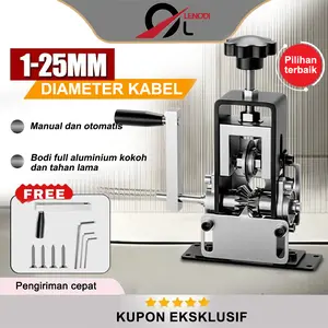 Mesin Pengupas Kawat Kecil Manual Rumah Tangga Alat Pengupas Mesin Pengupasan Kabel Engkol Tangan Listrik