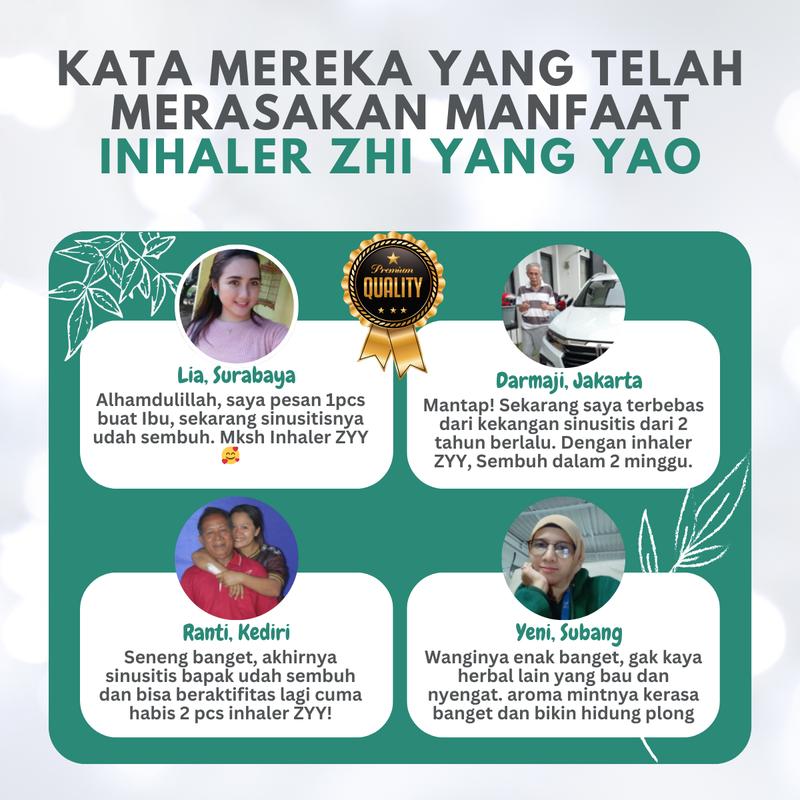 Zhi Yang Yao - Inhaler Depresi Stress Herbal Alami Aromaterapi 6