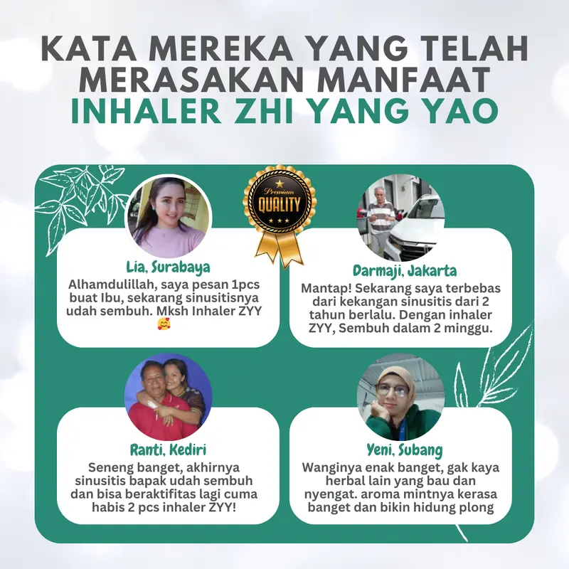 Zhi Yang Yao - Inhaler Depresi Stress Herbal Alami Aromaterapi 5