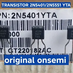 transistor 2N5551/2N5401 YTA original onsemi berkualitas, tersedia di kolom variasi pilihan (1pcs)