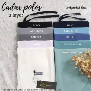 cadar polos exclusive 2 layer termurah by hayiwada eiai bahan ceruty babydoll premium