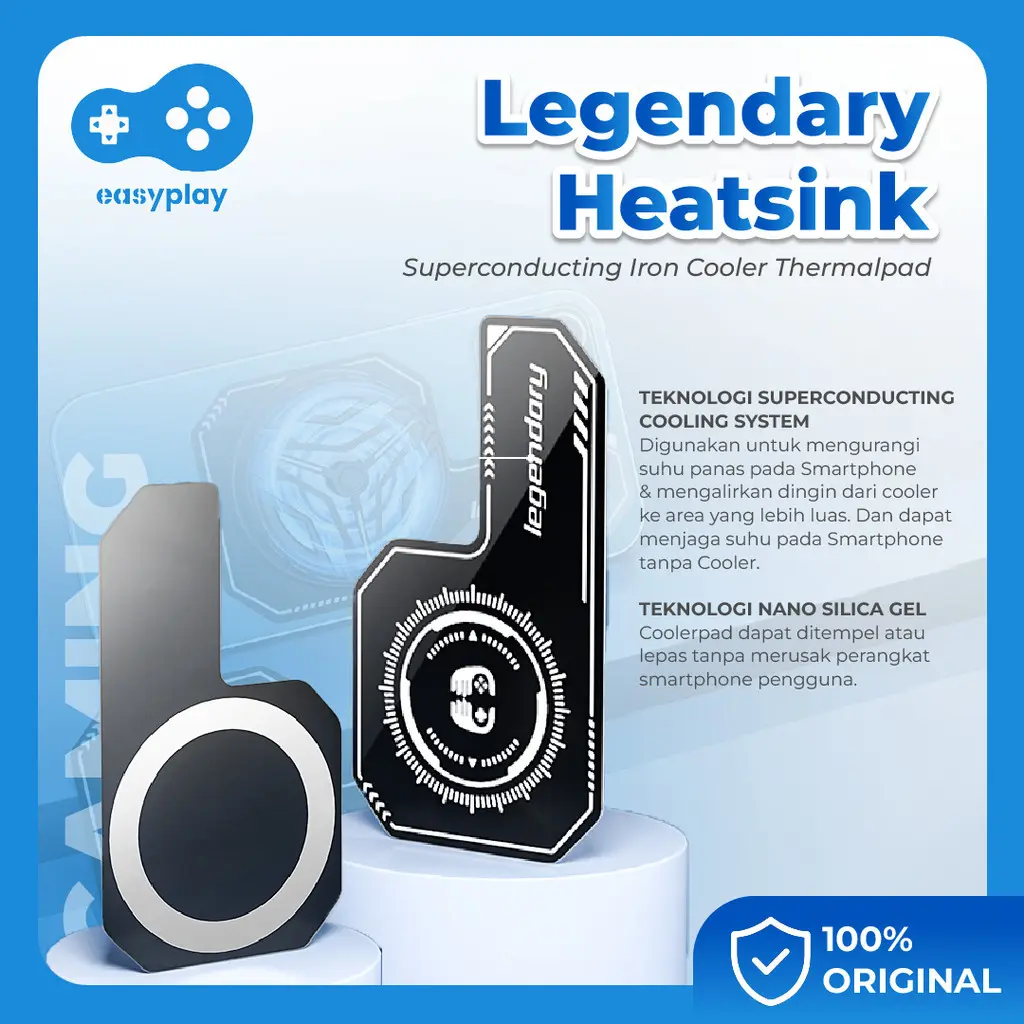 Legendary Heatsink Aluminium Pad Pendingin HP [Easy Play]