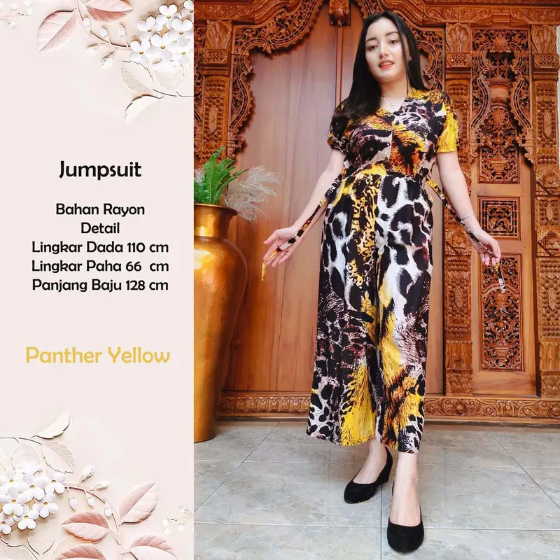JUMPSUIT KOREAN WANITA | JUMPSUIT BALI Rayon Panjang 3