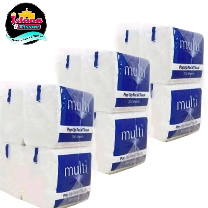 (3 SLOP isi 12 pcs) Tissue MULTI Pop Up 200s 0