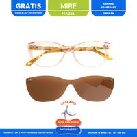 Gambar zonakacamata - Frame Kacamata Fashion Pria/Wanita - Clip On Mire Hazel - Frame Only dari zonakacamata_NEW Kota Surabaya 1 Tokopedia