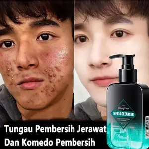 Pembersih Wajah Pria 160g Pemutih Wajah Anti Acne Face Wash Komedo Kontrol Minyak Melembabkan Ringan Dan Tidak Mengiritasi Pori-pori Bersih Dalam Perawatan Berierawat