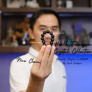 Gelang Kristal Black Tourmaline Guardian Proteksi & Filter Energi Negatif Ideal untuk Individu Sensitif dan Lingkungan Tekanan Tinggi