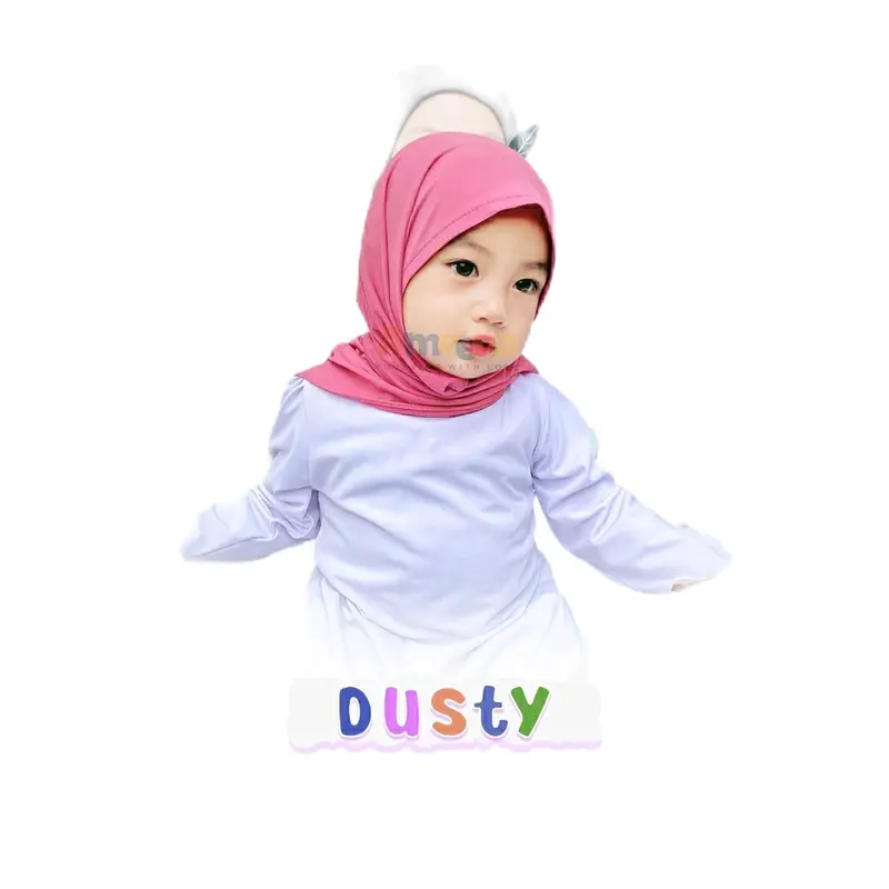 SEGITIGA INSTAN KANCING ANAK ZIYA-SEGITIGA JERSEY USIA 2-5 TAHUN BY DESMONDA Jilbab Muslim Nyaman Kerudung Cantik 7