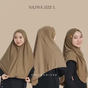 Hijab instan model NAJWA L by Ghisnahijab