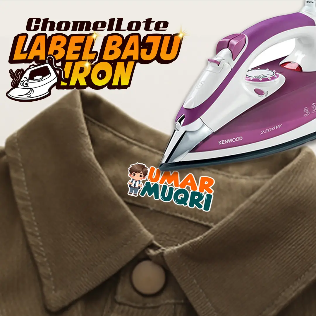 PREMIUM Label Sticker Name Iron On Sticker Nama Sticker Baju Iron On Sticker Nama Baju Iron Label Nama Baju Label 60pcs