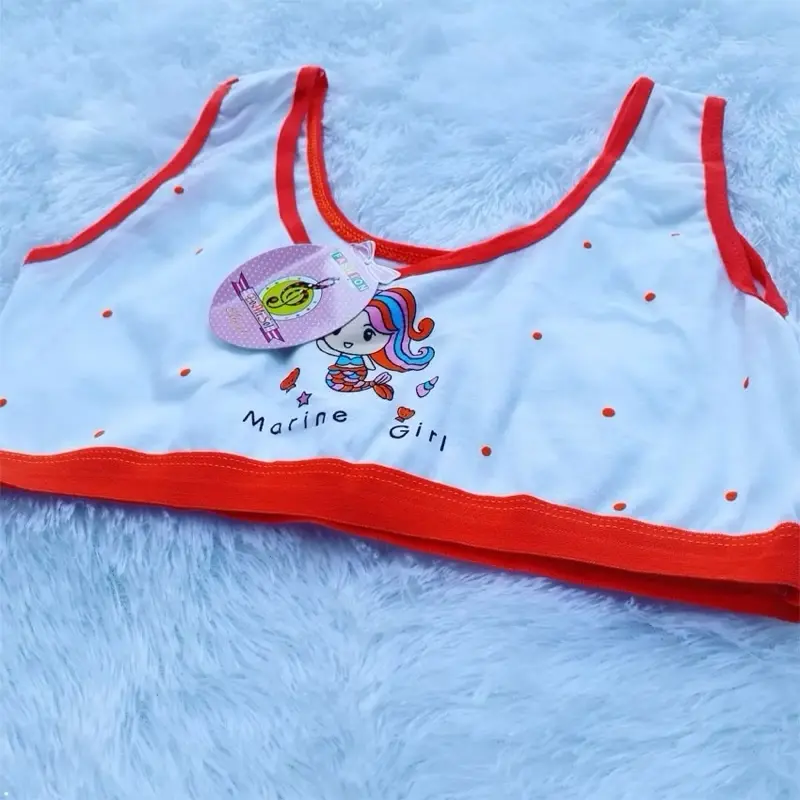 1 lusin miniset anak remaja bra mini anak SD SMP katun motif lucu murah Perempuan Fashion 3