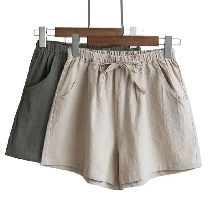 Celana Pendek Hotpant Terbaru 2024 Bahan Crinkle Airflow Premium Nyaman Short Santai Kulot 3