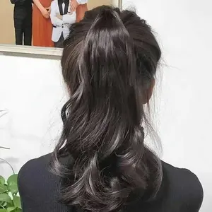 Rambut Palsu Hairclip /Hair Clip Panjang Bergelombang Fashion Wanita Natural Hair Women's Long Curly