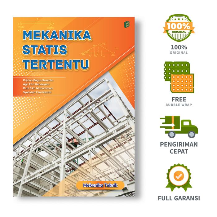Gambar Mekanika Statis Tertentu : Mekanika Teknik Bagian 1 - Prijono Bagus Susanto, dkk. dari bintangsemestabook Kab. Sleman Tokopedia