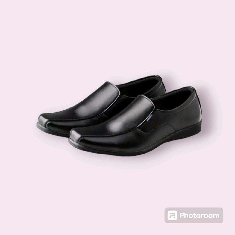 Sepatu Pantofel PriaFree Sandal Bustong - Gratis Kaos Kaki sepatu guru cowok 5