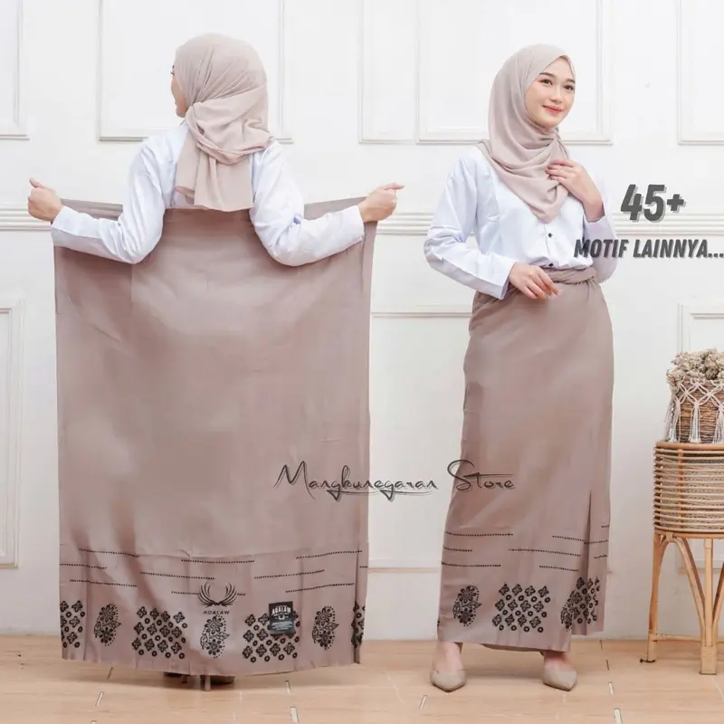 Sarung Santriwati / Mbak Santri Bahan Santung Goyor Halus dan Adem anak cewek 0