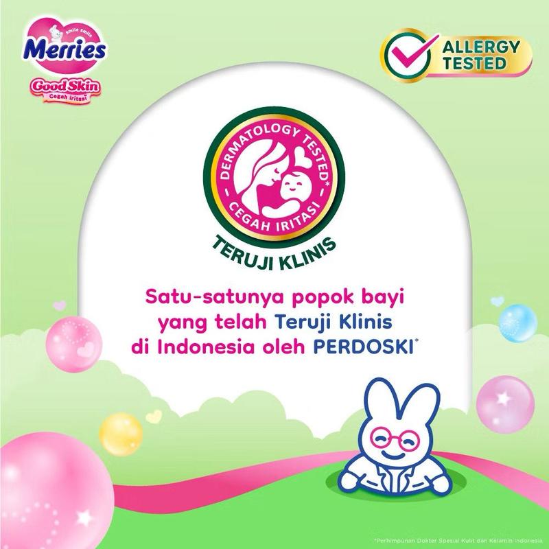 Merries Good Skin Pants Popok Bayi NB-S 40 (3-8kg) | Isi 40 Pcs | Anti Alergi 3