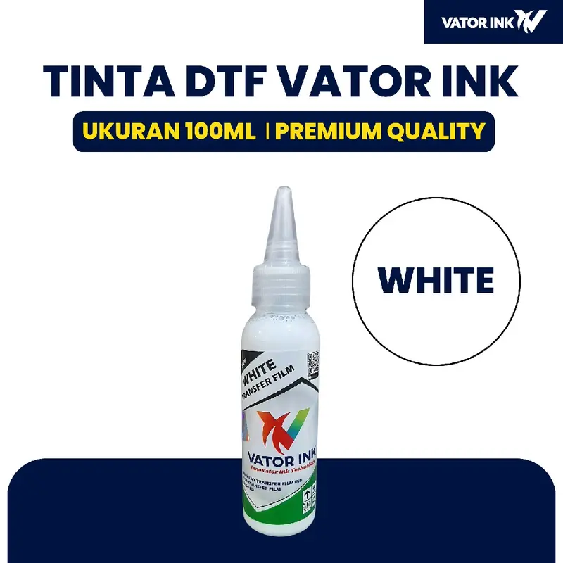 TINTA DTF VATOR INK 100ml Premium Quality Sablon DTF Hasil Pekat Cerah 5