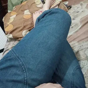 CELANA BAGGY JEANS HARUKA PINGGANG KARET TERBARU