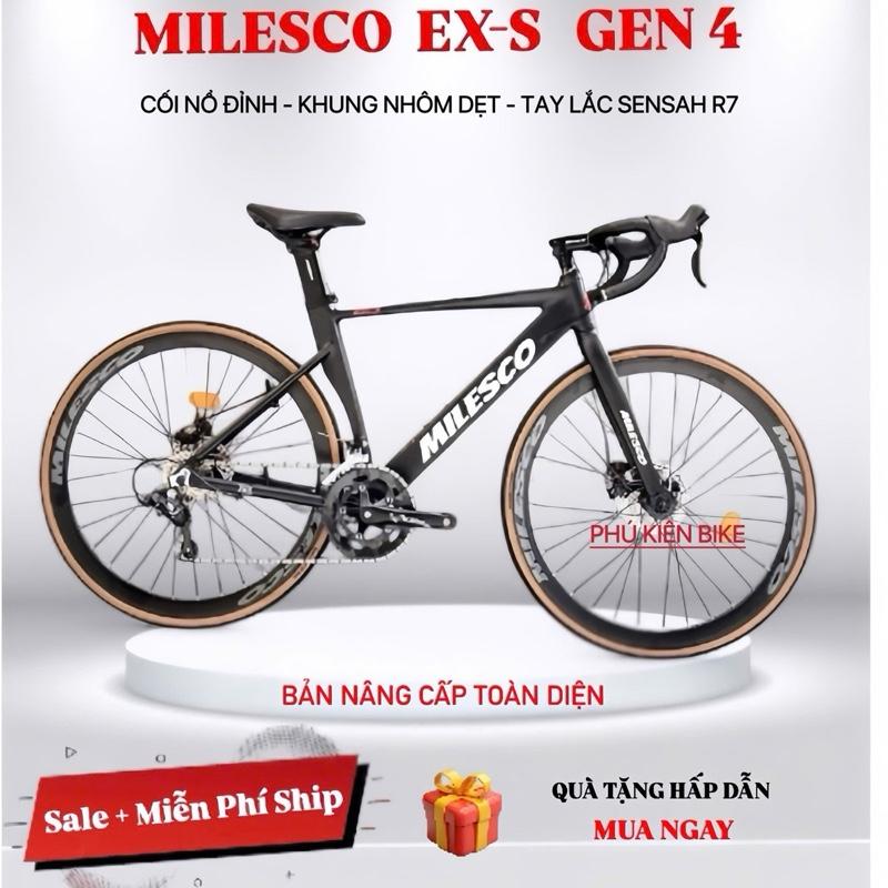 Xe Đạp MILESCO EXS Gen 4 Cối Nổ • Tay Lắc - Gạt Đĩa - Củ Đề Sensah R7 • Phiên Bản Nâng Cấp Toàn Diện 2025 • ib shop hỗ trợ free ship