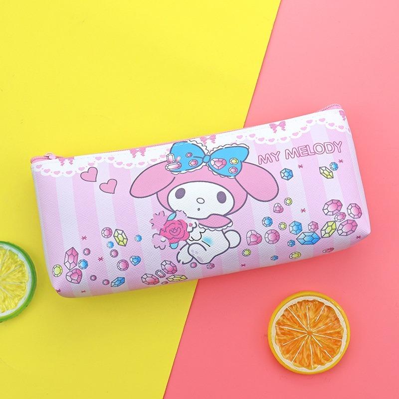 Product Introduction of Cartoon pencil case PU single-layer stationery bag student stationery 6