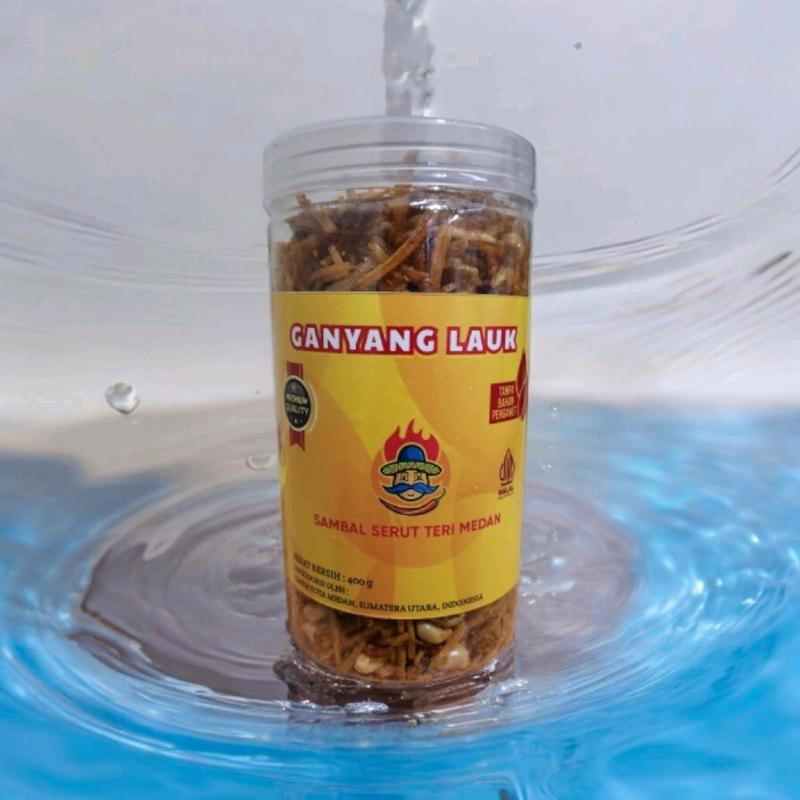 SAMBAL SERUT TERI MEDAN UKURAN 400g (GANYANG LAUK) 0