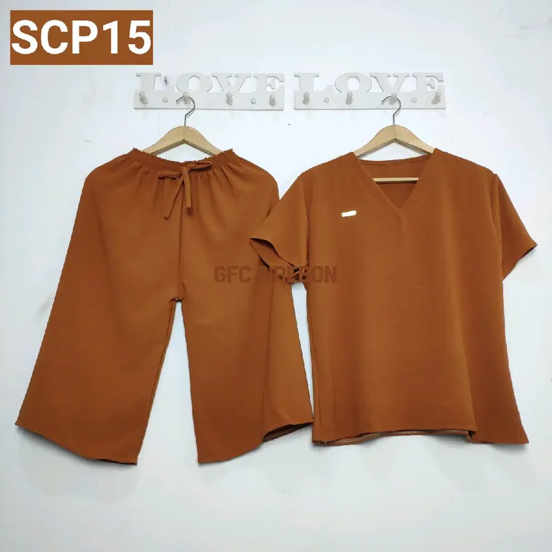 Setelan Crinkle Wanita / Setelan Baju Wanita Kekinian / One Set Crinkle Airflow Premium / Setelan Crinkle Pendek 1