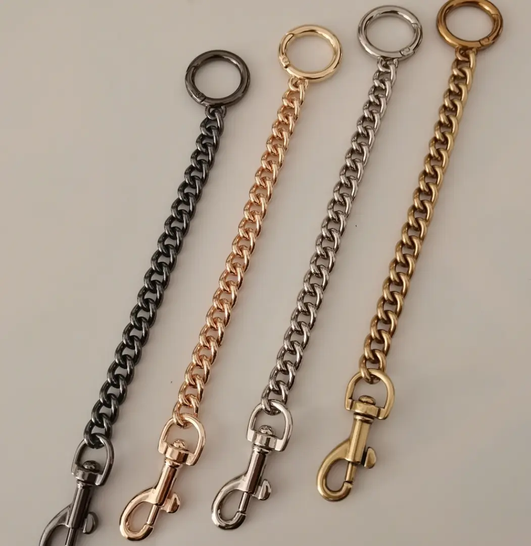 Bag Strap Extension Chain Decorative Diagonal Backpack Accessories DIY Short Metal Iron Handbag Chain