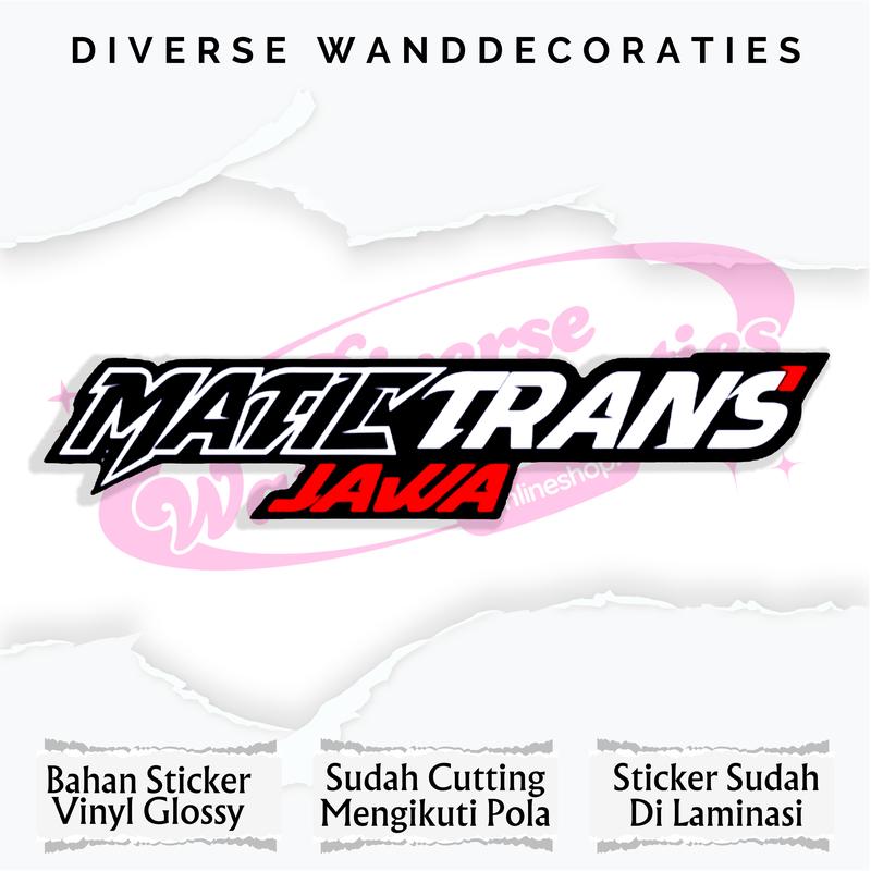 Sticker Racing Herex Racing Matic Trans Jawa - Sticker Cut Matic - Shop ...