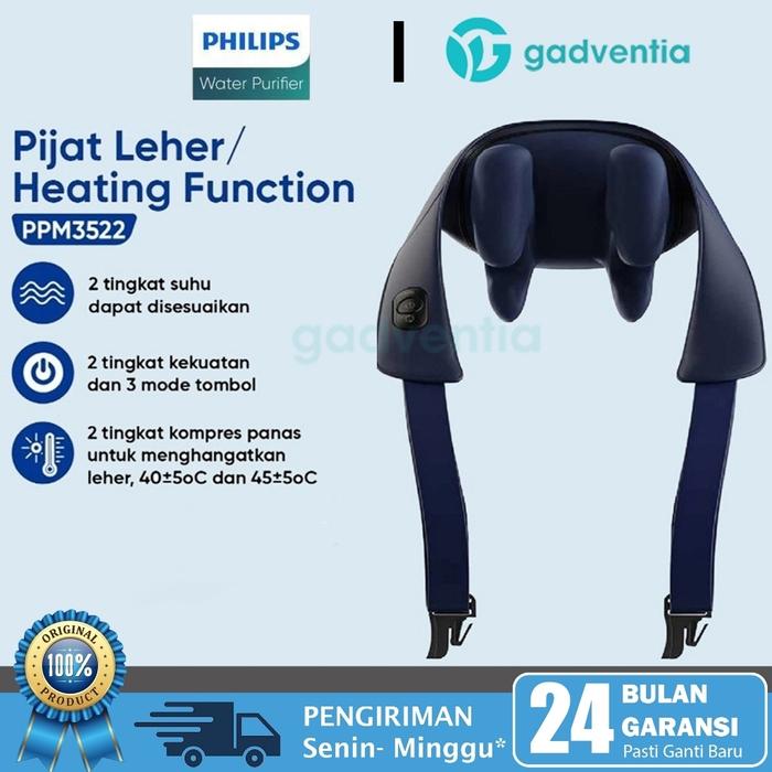 Gambar Philips PPM3522 3D Neck Massager Alat Pijat Leher Bahu Pundak Massage dari GADVENTIA Kota Administrasi Jakarta Barat Tokopedia