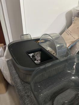 Product Review of New Portable Carrier Cage Translucent With Large Flip Cover Hamster Cage With Water Breathable Carrying Pet Supplies Hamster Bird from A**𐭩 1
