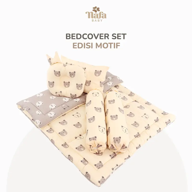 BEDCOVER NEWBORN BABY / Bantal GULING BAYI SET ALL MOTIF SARUNG LEPAS PASANG Katun 0