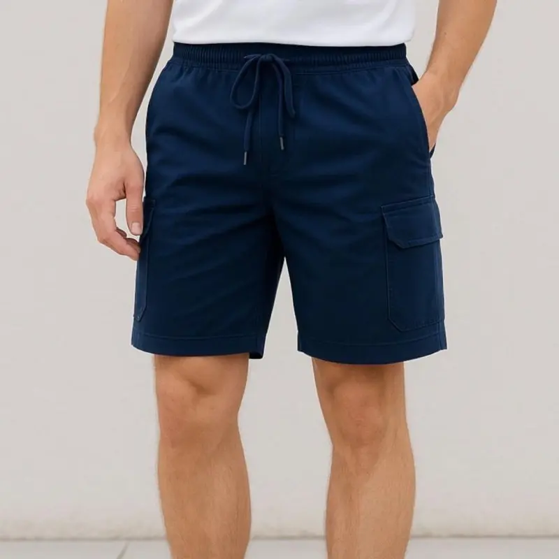 QUẦN SHORT KAKI THUN TÚI HỘP NAM LƯNG THUN VẢI CAO CẤP 0