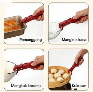 「Rumah Ada Semua」Penjepit Anti Panas Praktis - Aman untuk Memasak & Menyajikan Makanan!