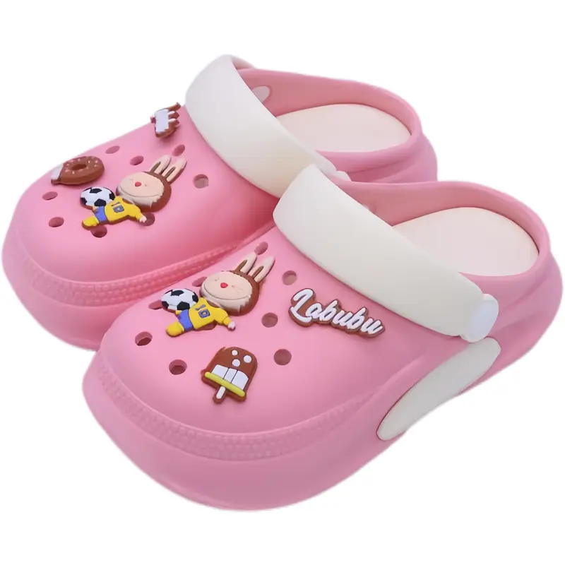 Comanier Wedges Platform EVA Square Toe Classic Bae Clog  Sepatu Sendal Baim Sandal Kodok 4
