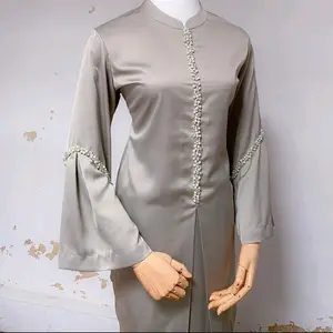 Aulia Setelan Kurung Payet Mewah Bigsize Jumbo Baju Kondangan Wanita Cantik Formal Satin Lembut Nyaman