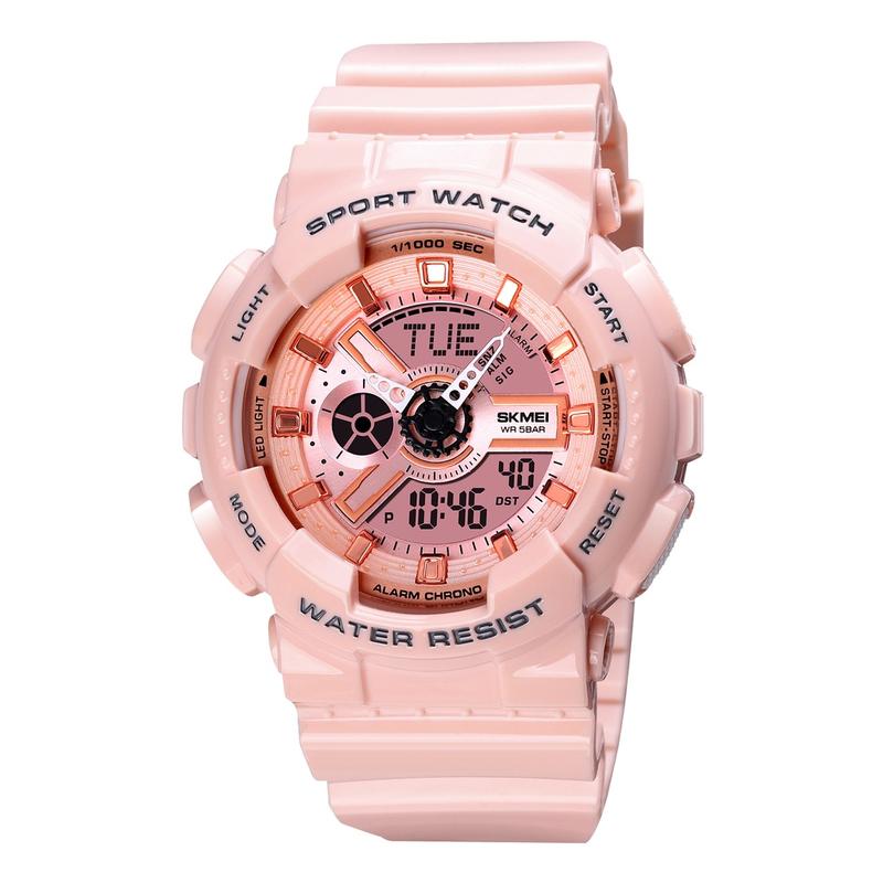 Product Introduction of SKMEI Kids Small Size Sport Watch Analog Digital Small Dial Alarm Watch Dual Display Waterproof Wristwatches Girls Boys Chirldren 1835 1689[No box] 6