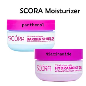 [LANGSUNG KIRIM] SCORA 2,5% D-Panthenol Moisturizer Scora & 5% NIACINAMIDE | Moisturiser Scora Pelembab Wajah Muka Tone Up Sher Glow