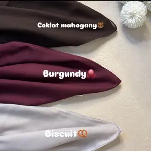Hijab persegi bellasquare ,plain square , premium , jaitan necy , terlaris dan anti letoy, bahan tidak nerawang