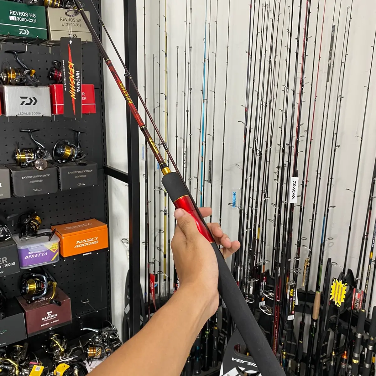 HINOMIYA KENSHIN Joran Pancing Spinning 180cm 8-17lb