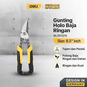 Deli Tools Gunting Holo Baja Ringan