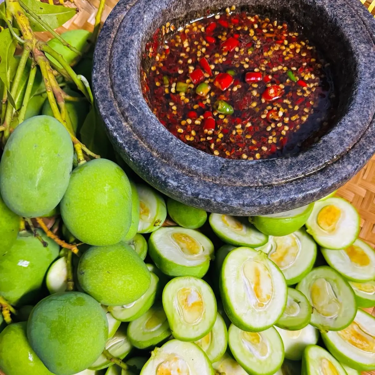 Colek Namplawan lesung thai (kuah ) Cooking Food